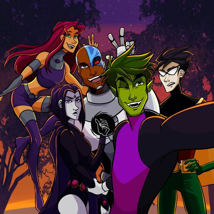 Teen titans in anime