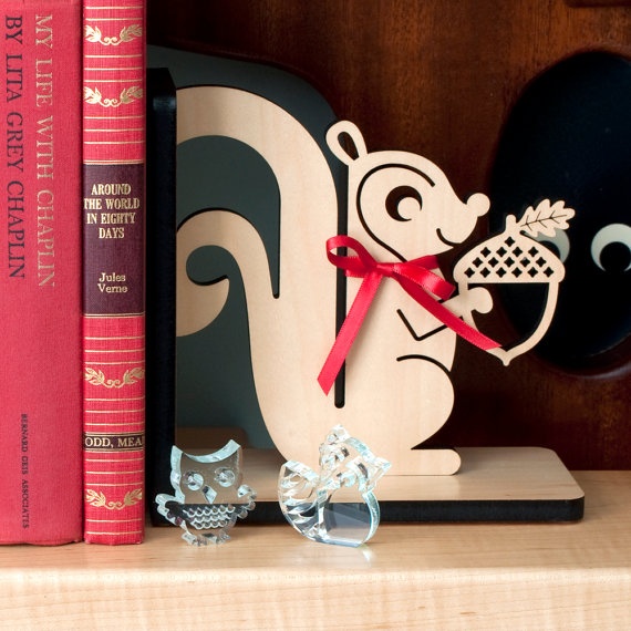 squirrel bookends squirrel bookends