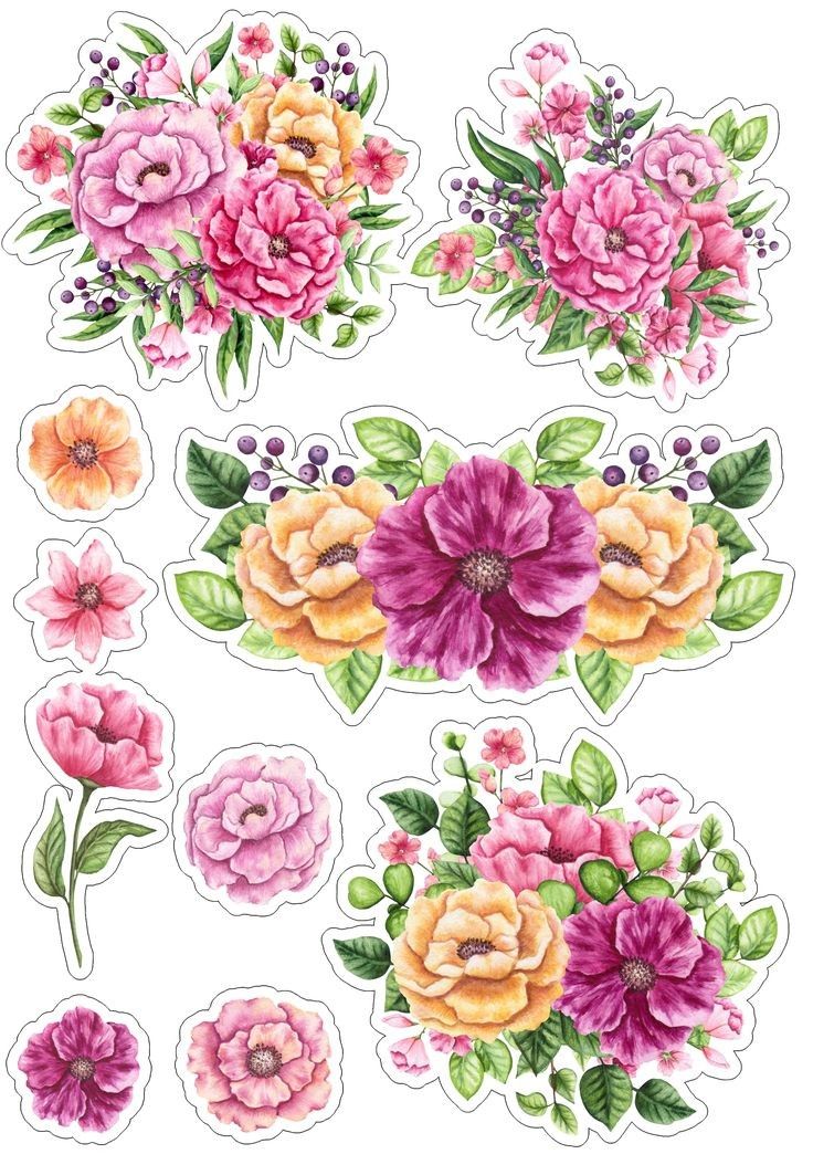 pin by anita on bullet journal in 2020 floral stickers