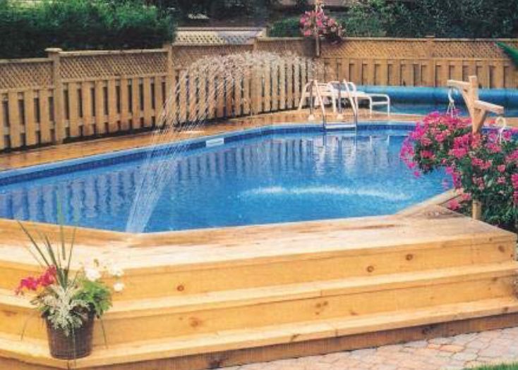 Affordable Pool Landscaping Ideas best 25+ semi inground pool deck ideas only on pinterest Affordable Pool Landscaping Ideas best 25+ semi inground pool deck ideas only on pinterest