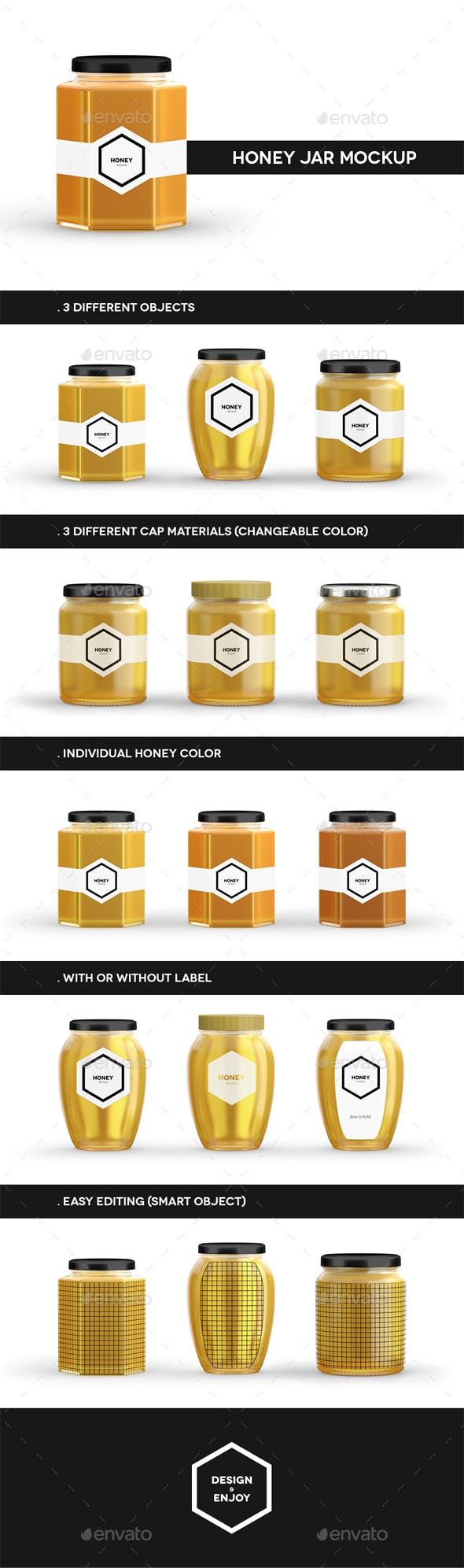 Download Honey Jar Mockup Mockup Packaging by VDlab. | Lebah