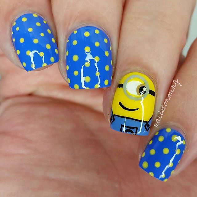 Instagram Post By Gianna (@nailstorming) To Try Pinterest You Instagram Post by Gianna (@nailstorming) | To try | Pinterest | You ve, Nail nail and Minion nails. - Instagram Post By Gianna (@nailstorming) To Try Pinterest You