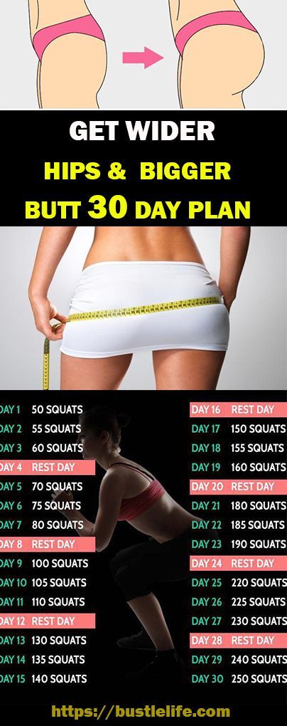 Get Wider Hips & Bigger Butt 30 Day Plan - #bigger #Butt #Day #hips #Plan #Wider