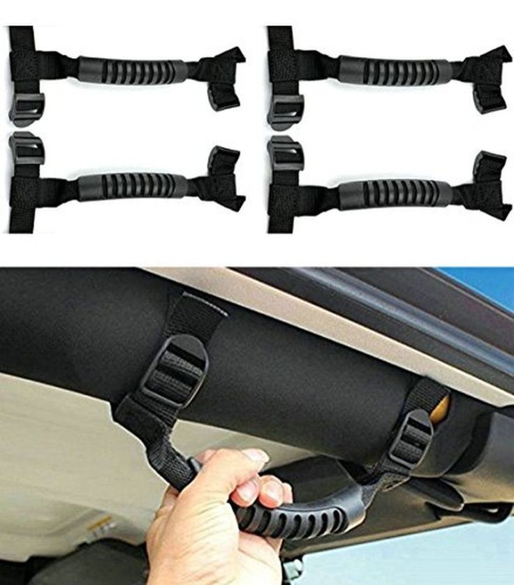 New Aluminum Grab Handles GraBars for Jeep Wrangler JK JKU