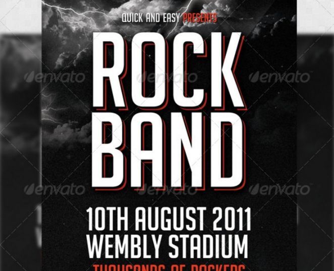 20 best 20+ Band Flyer Template PSD for Event, Concert and Live - band flyer template 20 best 20+ Band Flyer Template PSD for Event, Concert and Live - band flyer template