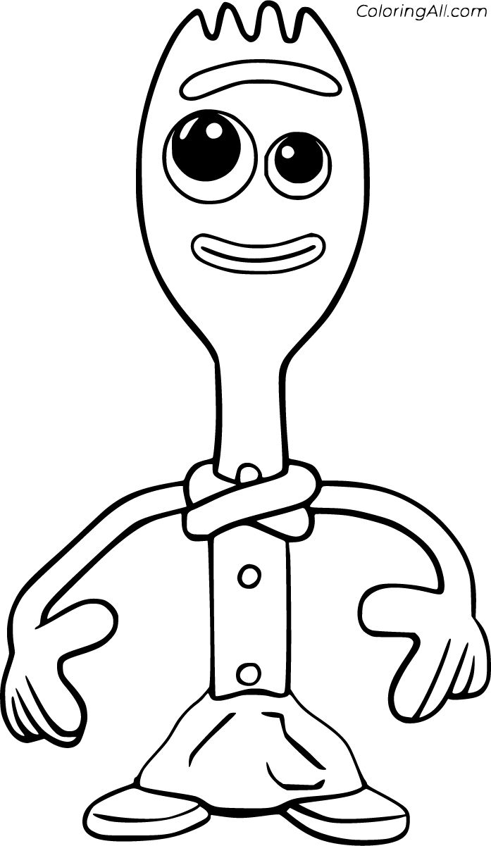 8 free printable Forky coloring pages easy to print from any device 8 free printable Forky coloring pages easy to print from any device