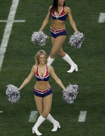 Small tits secretary gangbang Patriots cheerleader boob