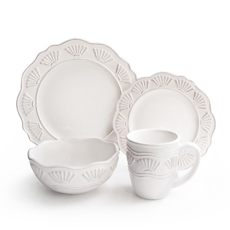 Enjoy The Classic Look And Inviting Style Of This Bianca 16 Piece Dinnerware Set Enjoy The Classic Look And Inviting Style Of This Bianca 16 Piece Dinnerware Set