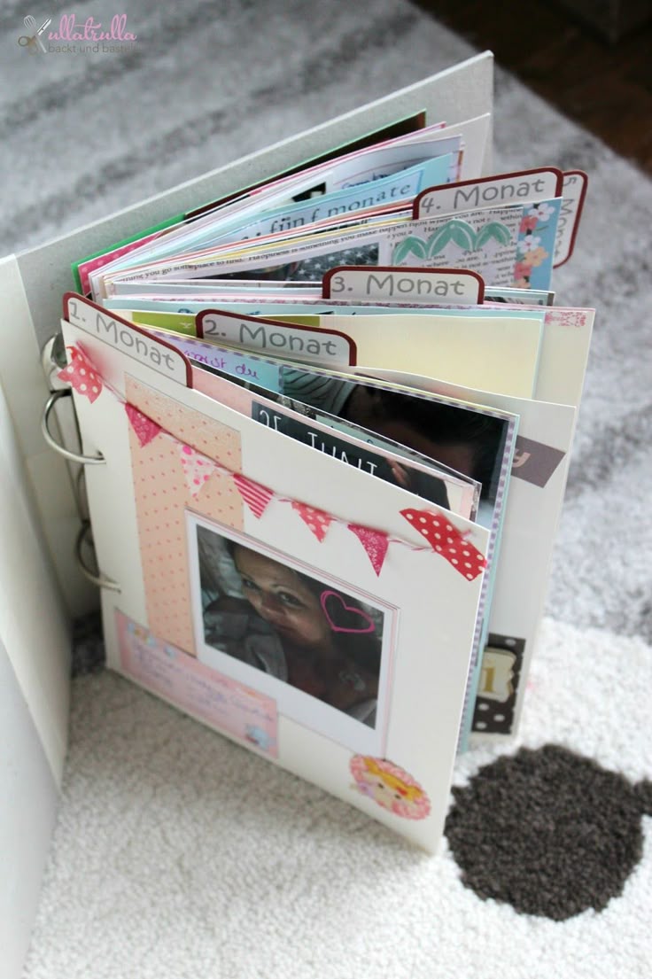 ullatrulla backt und bastelt: DIY Babyalbum selber gestalten + Gewinnspiel (gesc...