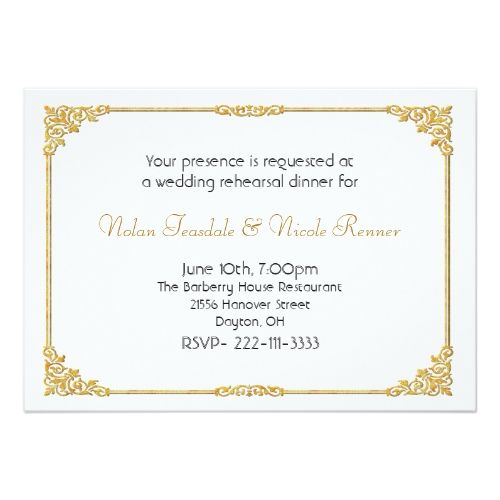 formal dinner invites