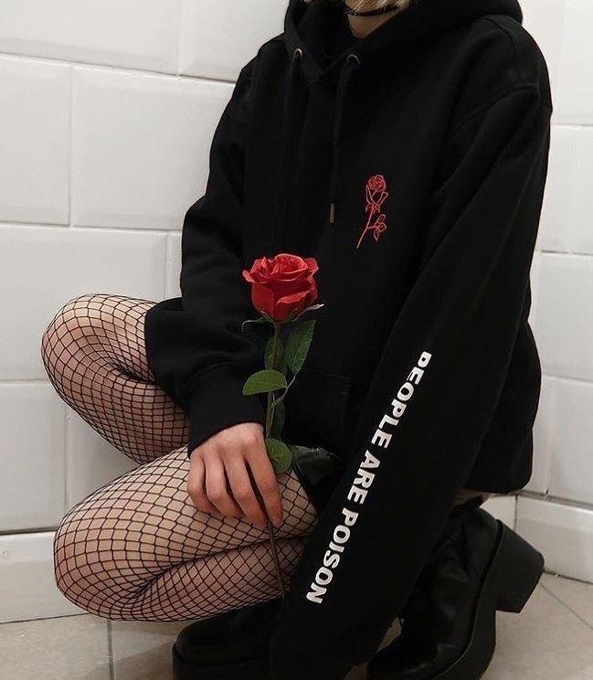 “People are Poison” Rose Hoodie – #grunge #fashion #roses #alternative #sweatshirts #tops #hoodies “People are Poison” Rose Hoodie – #grunge #fashion #roses #alternative #sweatshirts #tops #hoodies