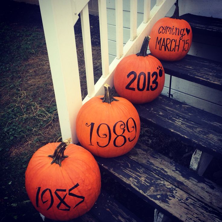fall baby announcements