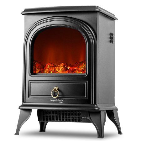 Harper Bright Designs Electric Fireplace Stove Heater Portable Fireplace Walmart Com Portable Fireplace Electric Fireplace Portable Electric Fireplace