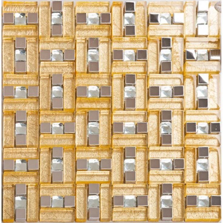 112 best metal glass blend mosaic tile images on pinterest glass mirror mosaic tiles sheet