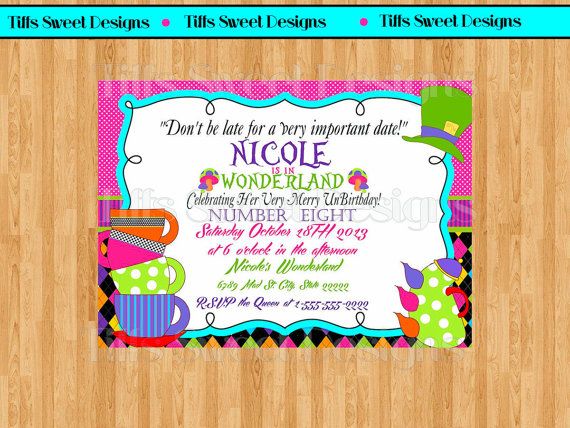 topsy turvy tea party tea party invitation by tiffssweetdesigns