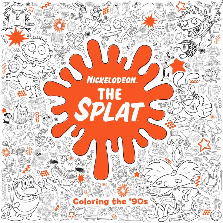 Download The Splat Coloring Book Beautiful the Splat Coloring the 90s Nickelodeon Walmart | Books ...