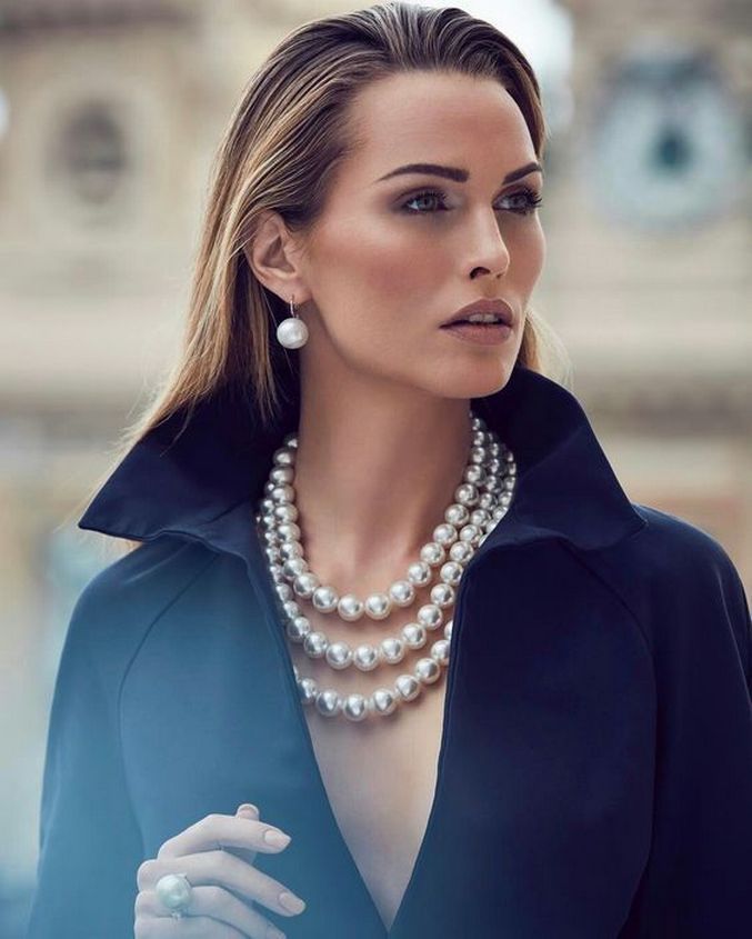 Great Pearl Necklace Outfit Ideas 70 8 Pearls Collares Elegantes Estilo De Joyas Perlas