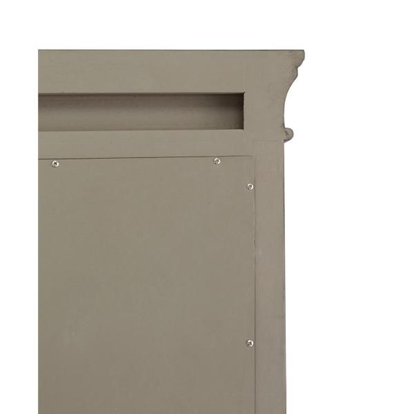 Home Decorators Collection 60 In W X 31 H Framed Rectangular Bathroom Vanity Mirror Distressed Grey Nadgm3160 The Depot Wall Framed Mirror Wall, Home Decorators Collection Naples Mirror