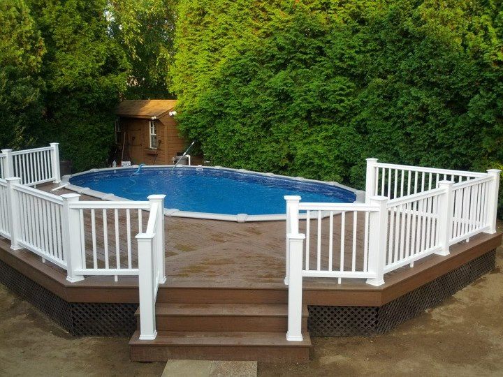 32 Best Brothers 3 Pools Aboveground Semi Inground 15x26 Semi Inground Sharkline Extruder With Deck