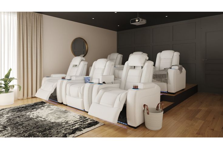 Ashley furniture 2024 theater chairs