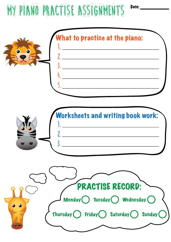 class assignment sheet