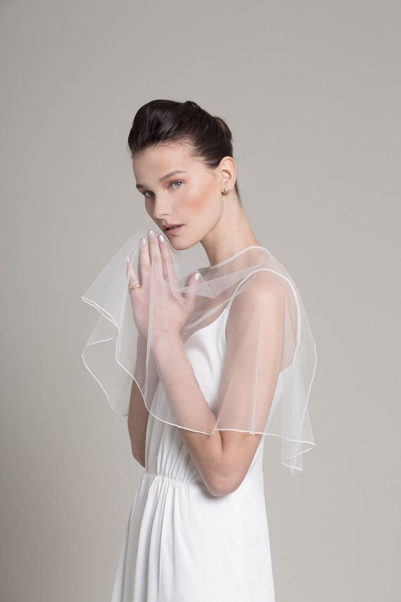238 Best Bridal Coverup Inspiration Images On Pinterest Tulle Shawl Simple Wedding Dress Wrap By Lennyfashion