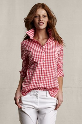Wonderful Red And White Gingham Blouse Ij94 Wonderful Red And White Gingham Blouse Ij94