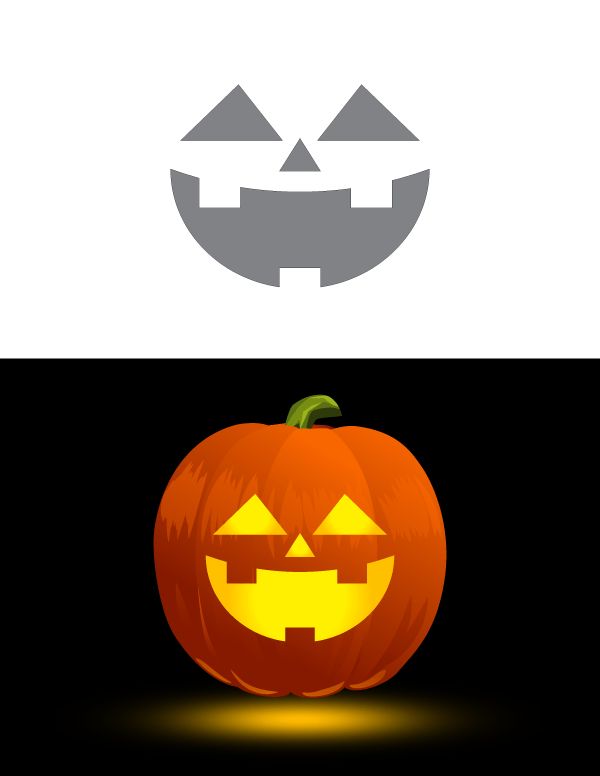 Printable Happy JackO'Lantern Face Pumpkin Stencil Jack o lantern Printable Happy JackO'Lantern Face Pumpkin Stencil Jack o lantern