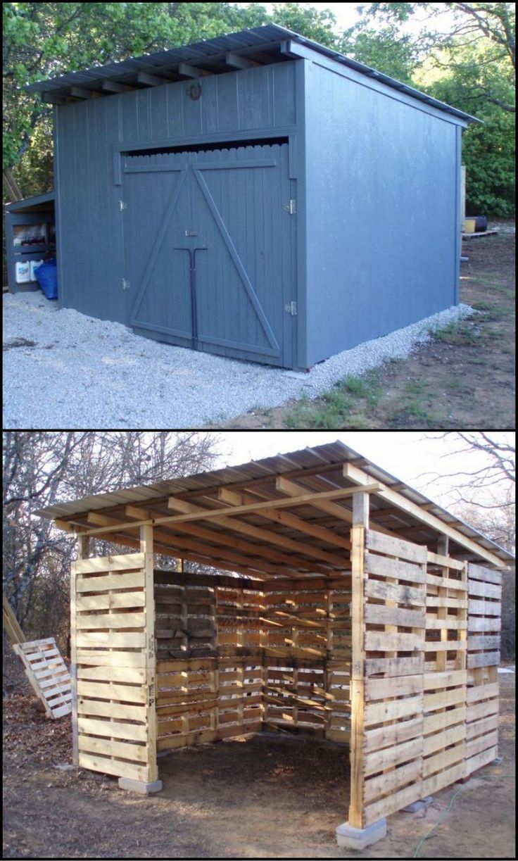 How To Build A Shed From Repurposed Pallets A shed is almost essential for eve