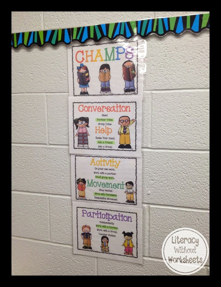 poster set up ideas