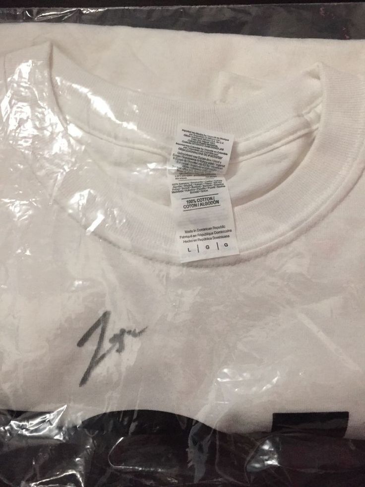 #Amazon Extra Off Coupon So Cheap Logic YSIV signed Large White T-shirt (brand New) #fashion # ...