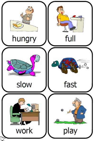 free printable opposites cards for preschool fun time speech