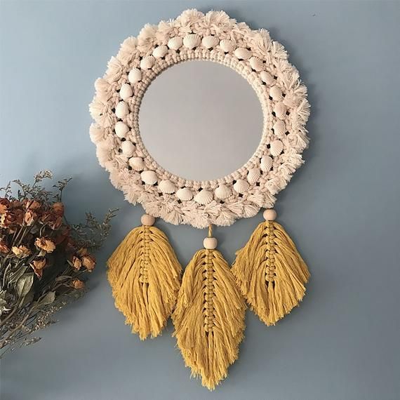 Feather Macrame Mirror Wall Hanging Mirrors For Bohemia In 2021 Design Patterns Tutorials - Macrame Mirror Wall Hanging Patterns Feather Macrame Mirror Wall Hanging Mirrors For Bohemia In 2021 Design Patterns Tutorials - Macrame Mirror Wall Hanging Patterns