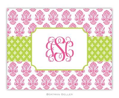 pink note cards