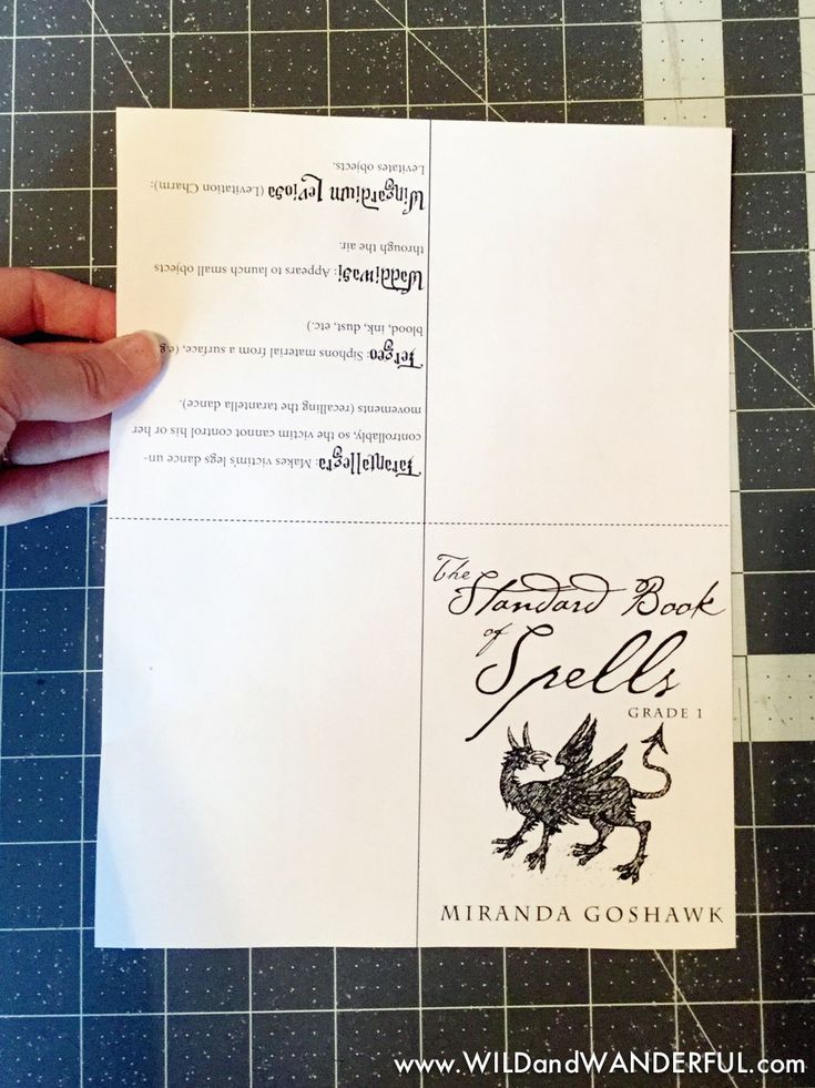 DIY Harry Potter Spellbook + Printable Spell book, Harry potter diy DIY Harry Potter Spellbook + Printable Spell book, Harry potter diy