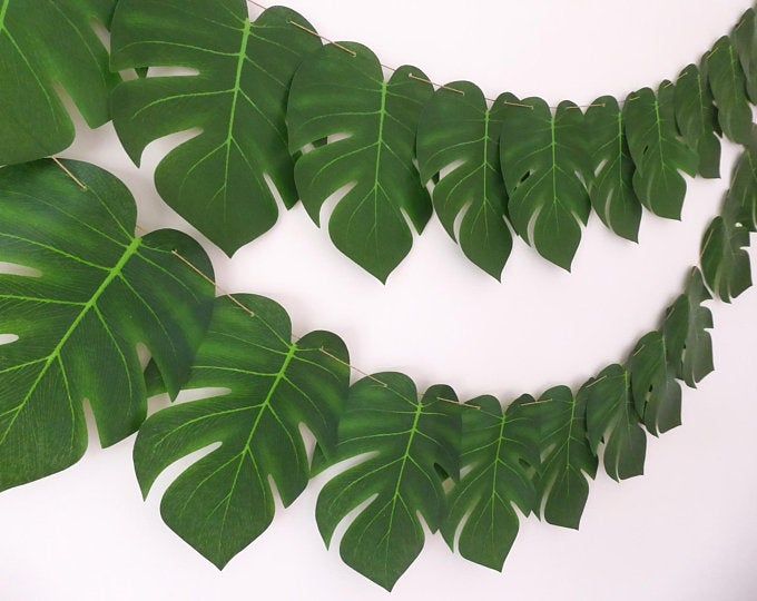 6 Palm Leaf Decorations DIY Wall Art Summer Cottage Decor Etsy In 6 Palm Leaf Decorations DIY Wall Art Summer Cottage Decor Etsy In