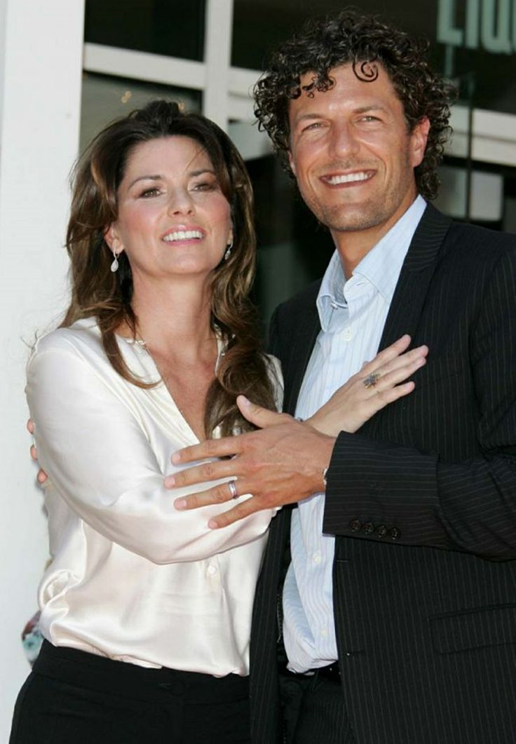 Shania Twain and her husband Fred Shania twain, Celebrities, Country