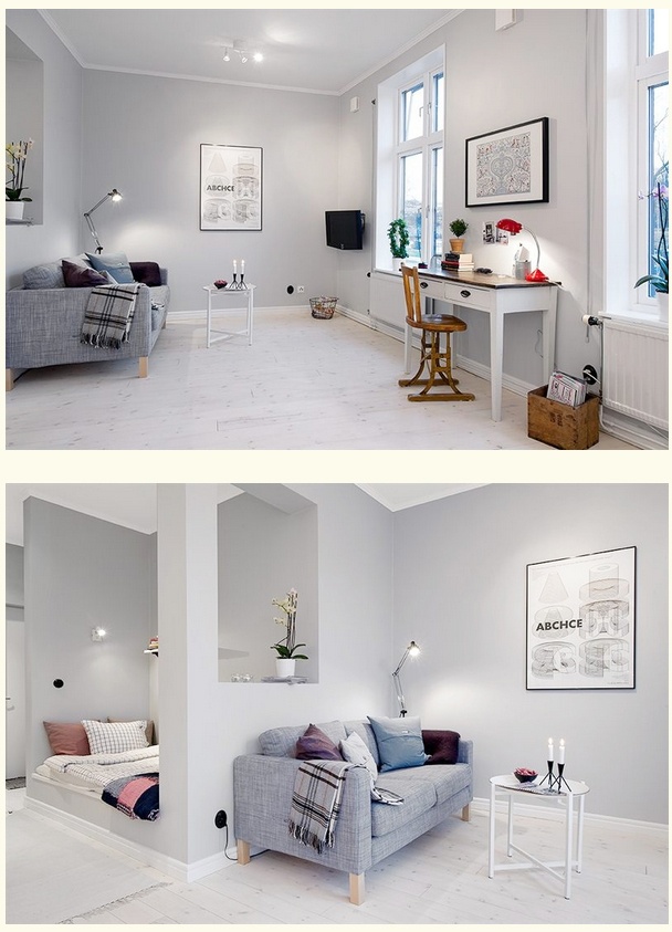 Single room interior