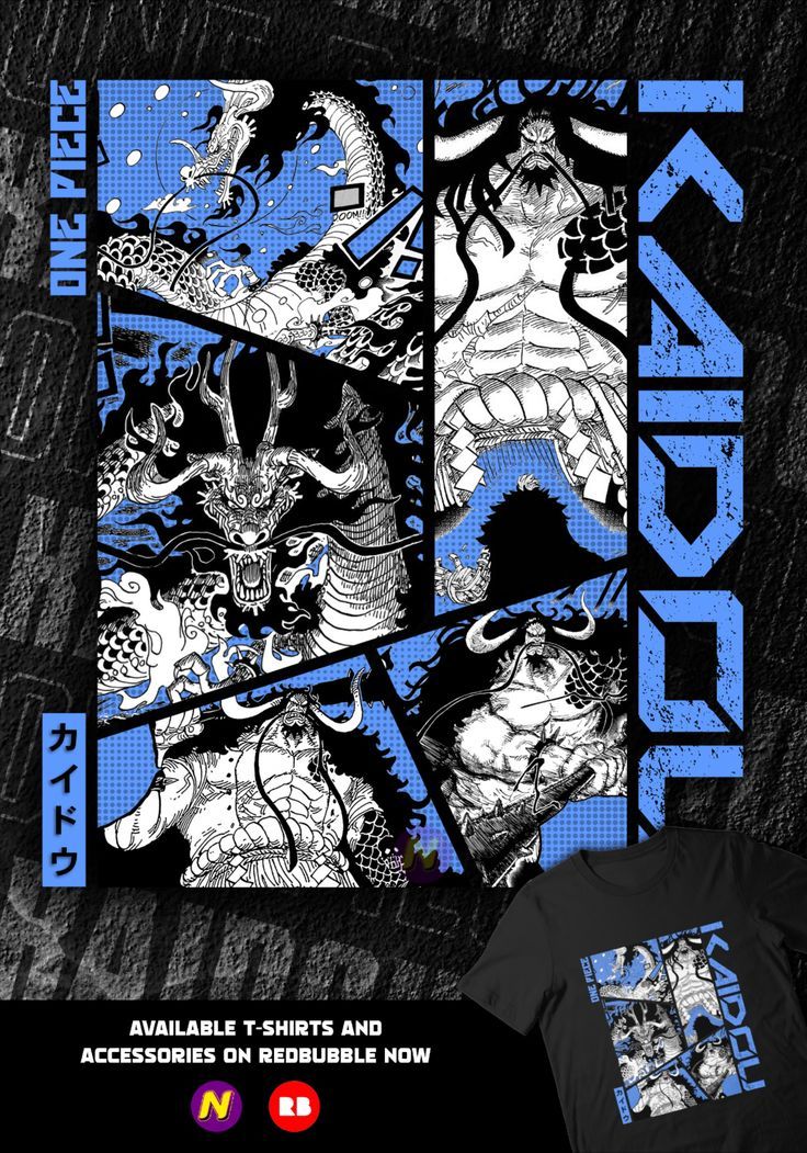 One Piece T-Shirt - Kaido official merch