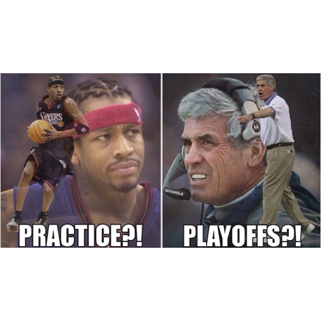 Practice vs. Playoffs! Which was a more entertaining rant? | Iverson