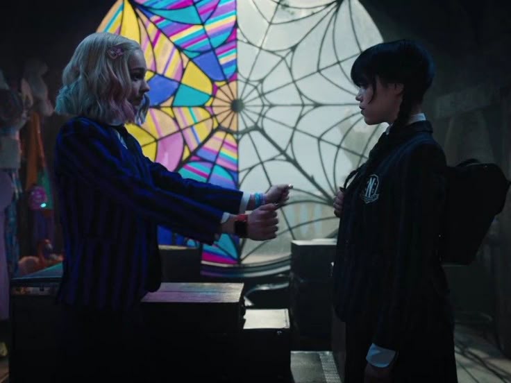 wednesday and enid Wednesday Wednesday addams Wednesday movie