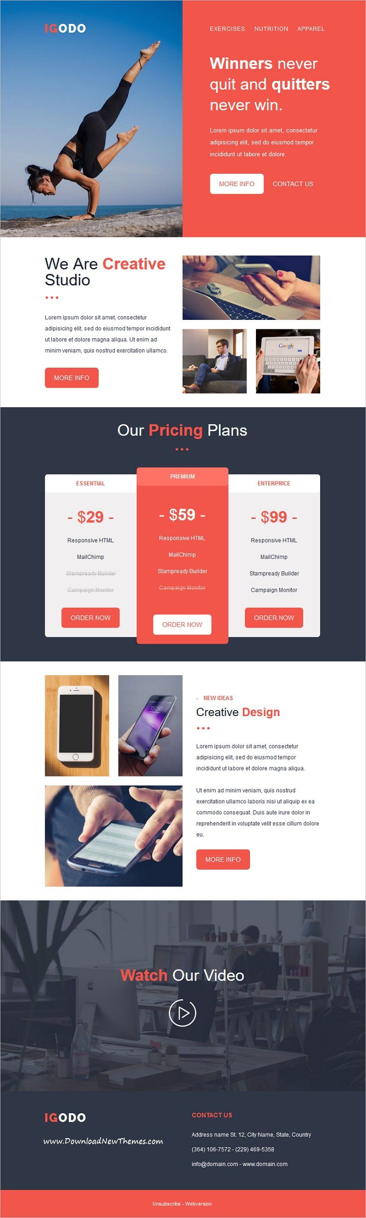 Best 25 Mailchimp Newsletter Templates Ideas On Pinterest Email Newsletter Design Email Mailchimp Template Builder