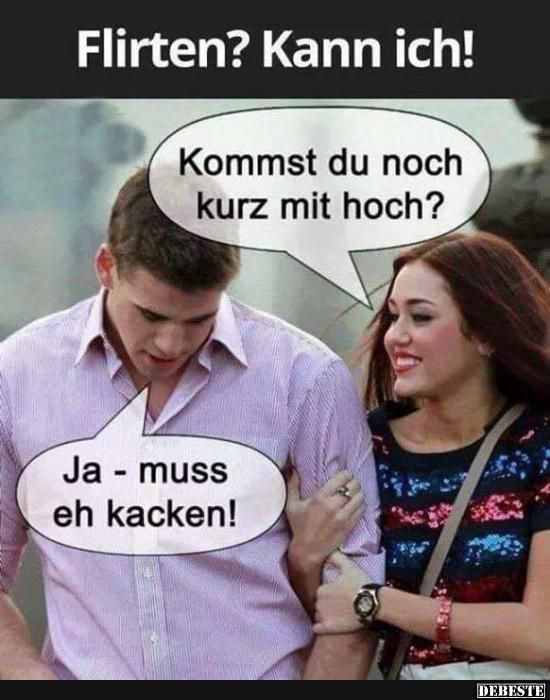 Bilder flirten kann ich