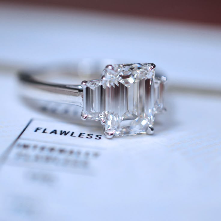 Best 25 Three Stone Rings Ideas Only On Pinterest Three Stone