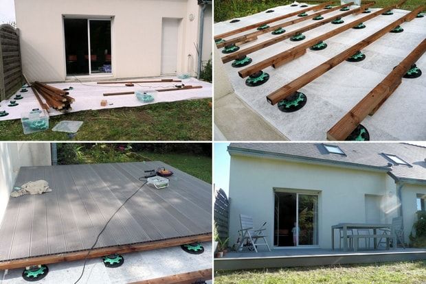 50 best Projet terrasse en bois images on Pinterest Wooden decks - construction terrasse en bois sur parpaing 50 best Projet terrasse en bois images on Pinterest Wooden decks - construction terrasse en bois sur parpaing