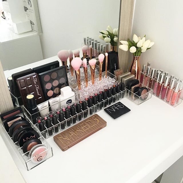 Tolle Ideen für die Make-up-Organisation, von günstigen DIY-Projekten für den Bau