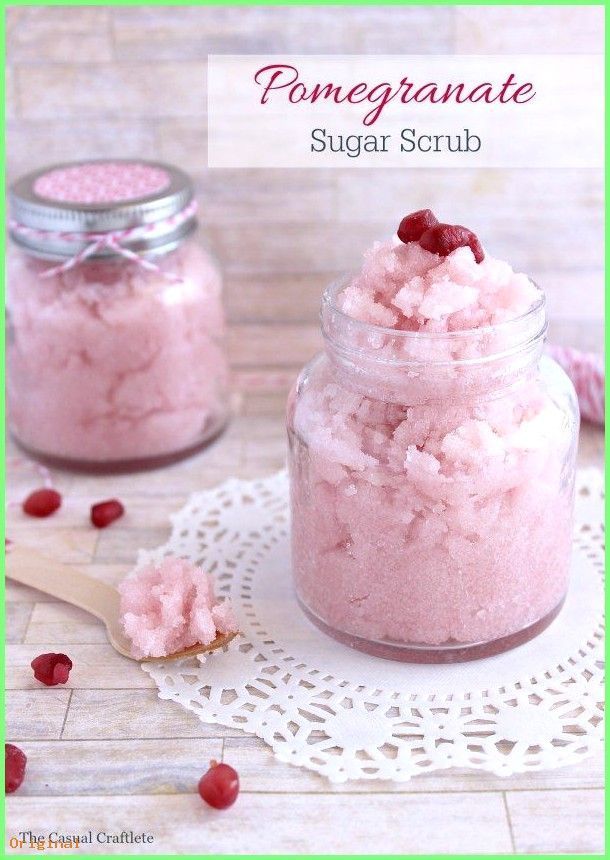 #Hautpflege-Rezepte-50+ Hautpflege – Granatapfel-Zucker-Peeling-Rezept. Der fruc… img