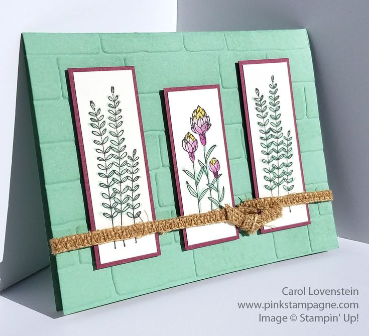 Attractive Stampin Up Card Making Ideas Part - 10: Flowering Fields Tri-Panel. Stampin Up CardsFieldsCardmakingBirthday ...