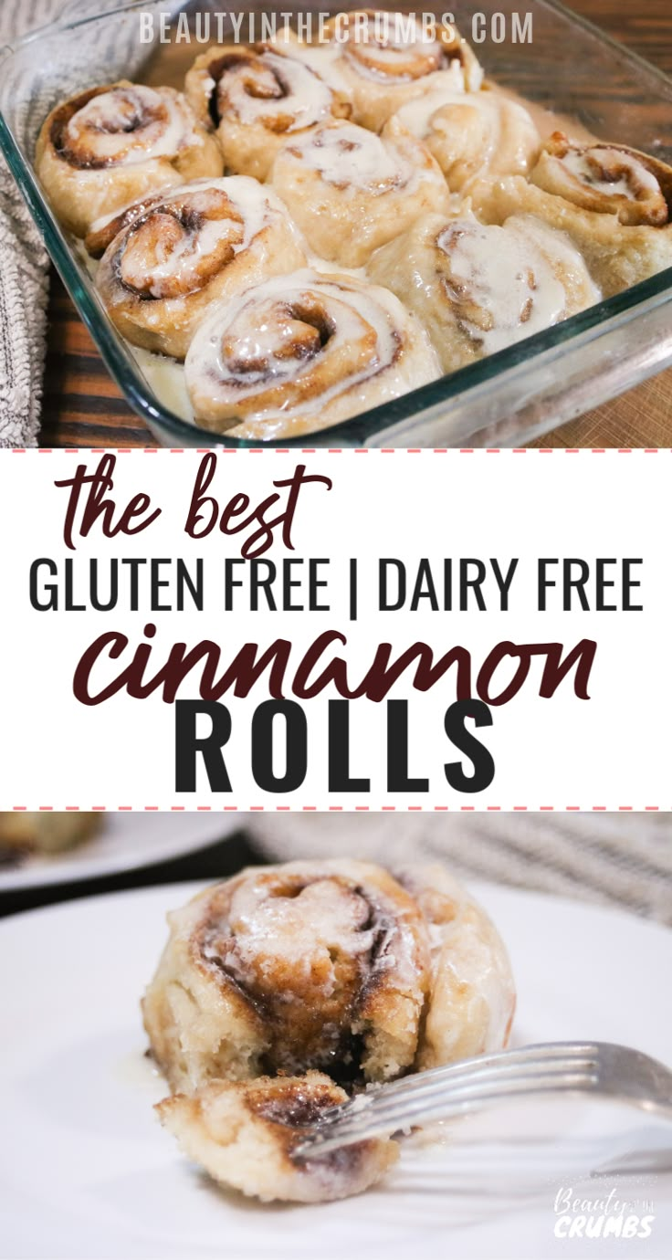 the best gluten free i dairy free cinnamon rolls