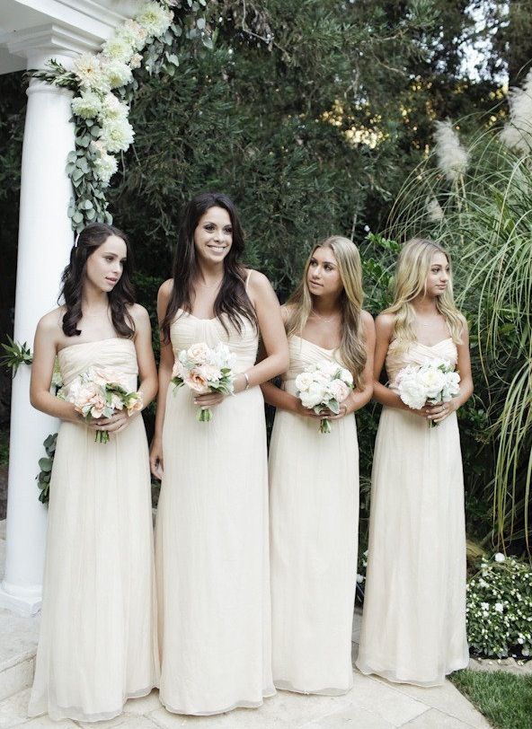 Long Strapless Flowing Cream Bridesmaid Dresses Too Bridal M S Long Strapless Flowing Cream Bridesmaid Dresses Too Bridal M S Wedding Bridesmaids